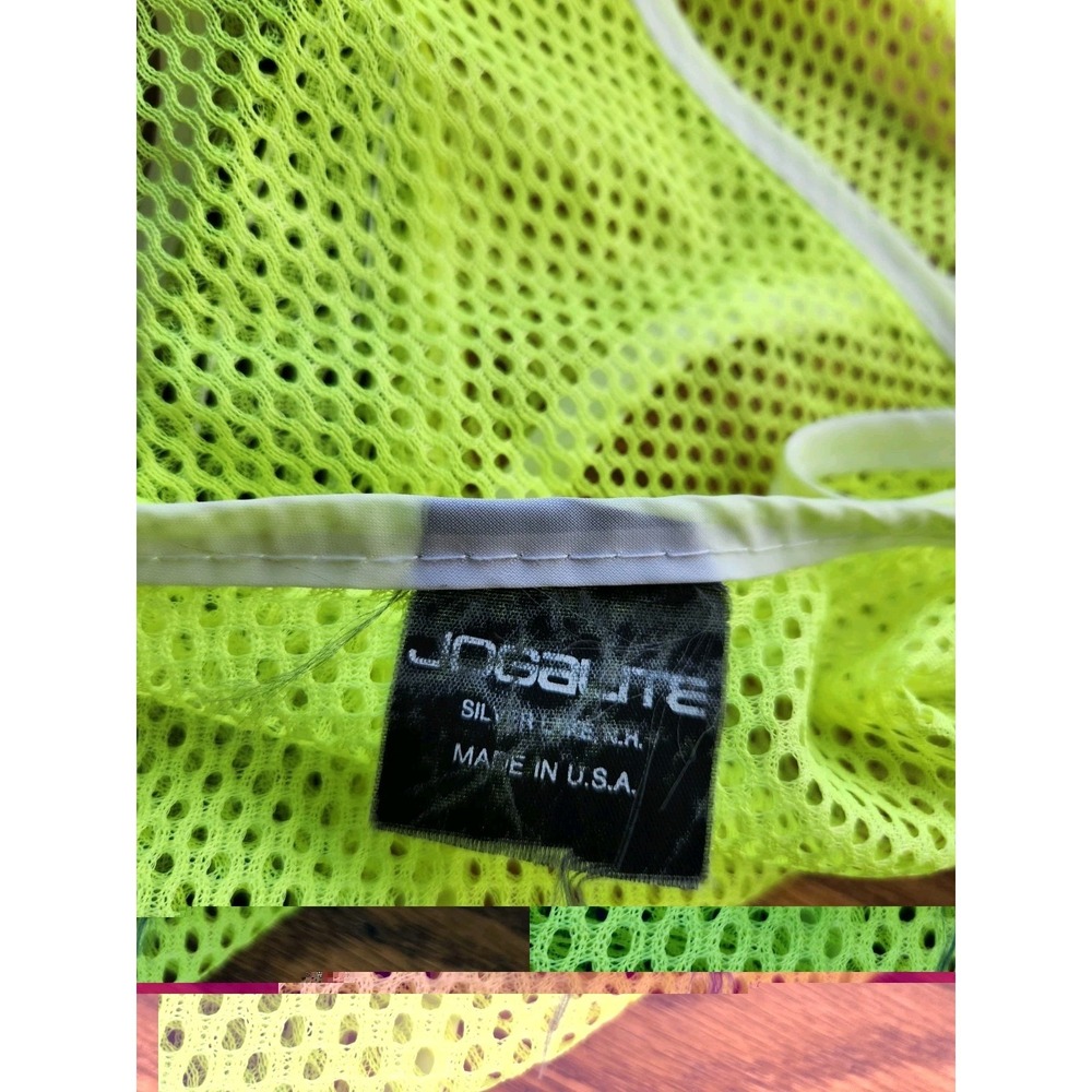 Jog-a-Lite Jogalite Mesh Reflective Running Vest Made USA safety Size Adult XL - Picture 6 of 10